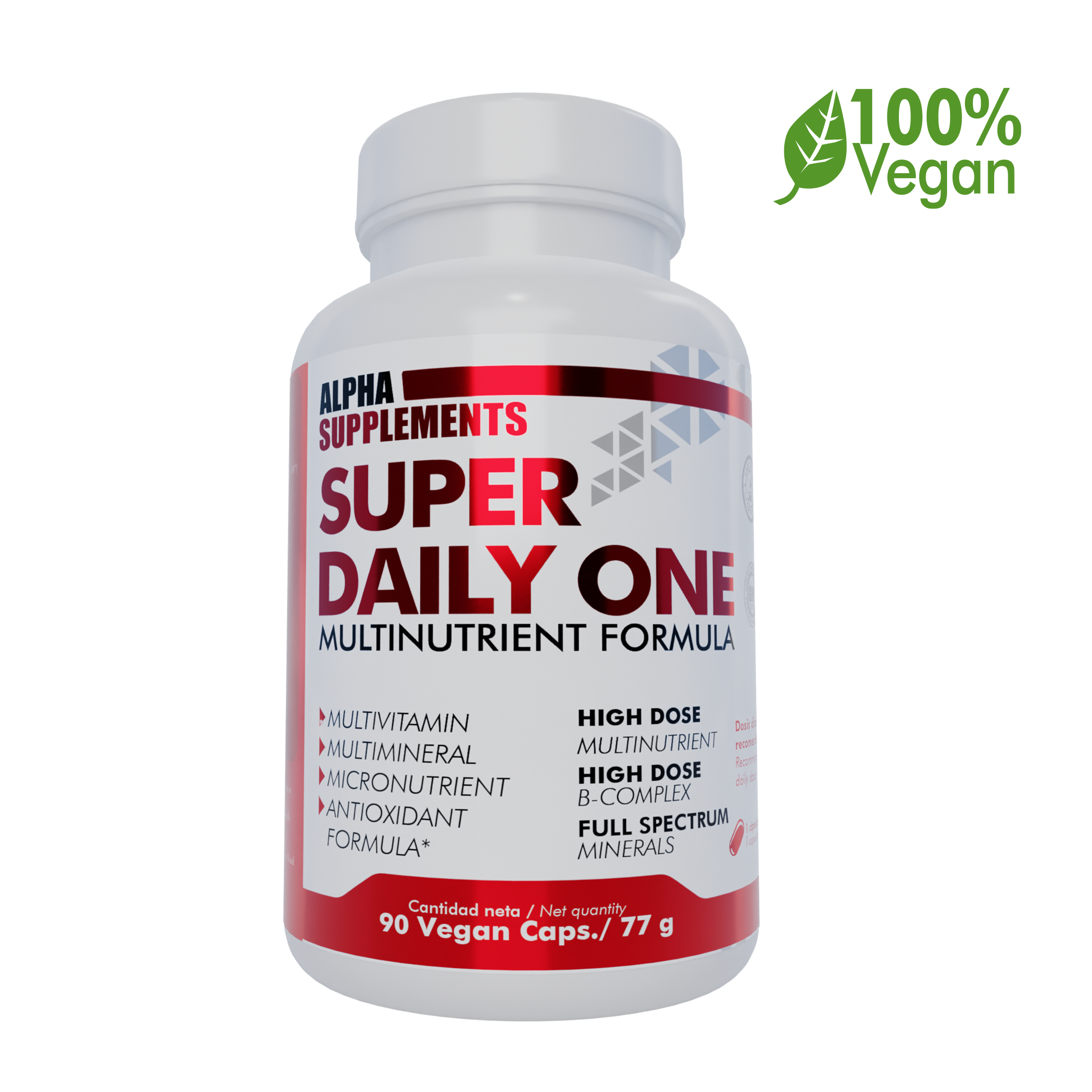 Super Daily One (Multinutrient Formula)(90 Veggiecaps) - Alpha Supplements