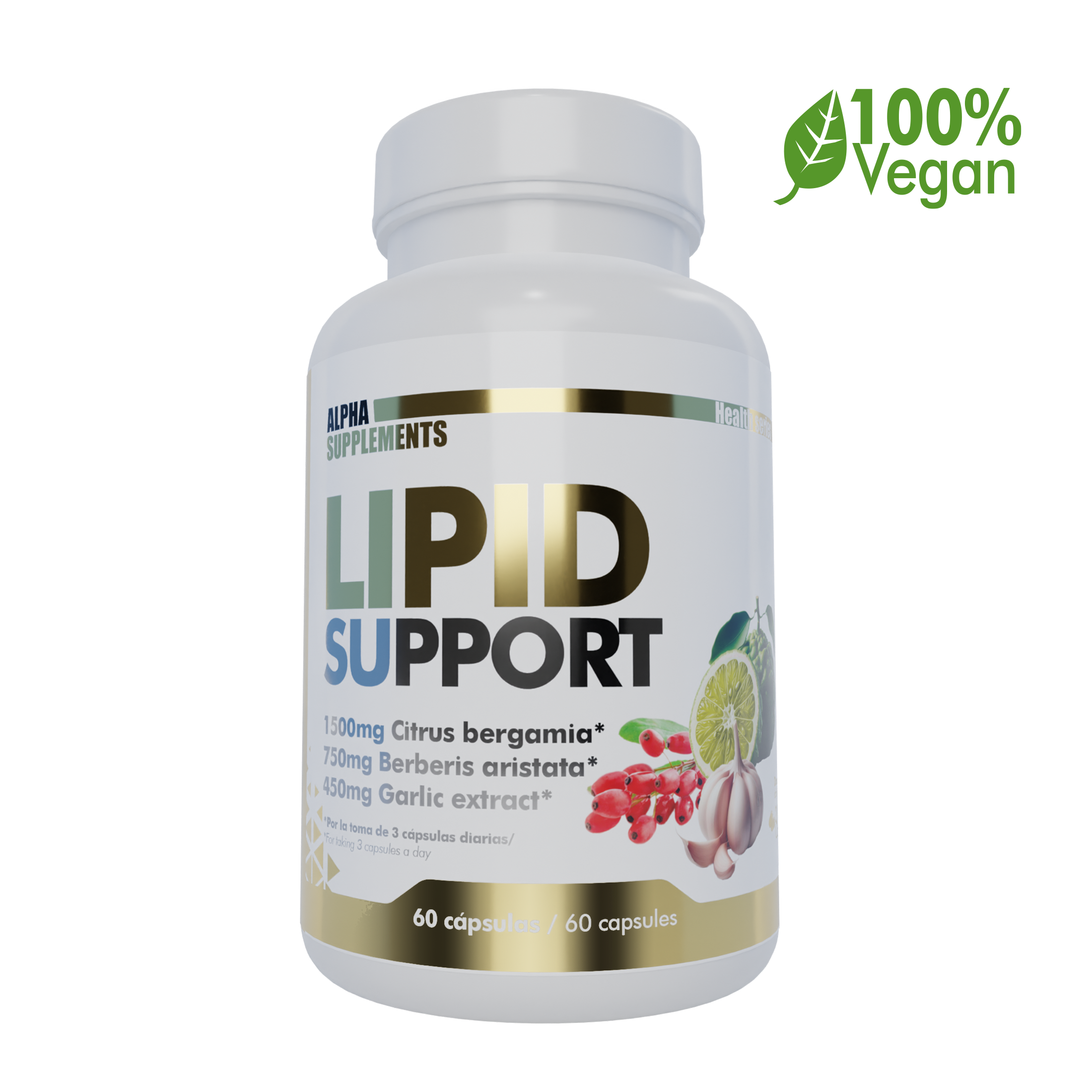 Lipid Support (60 Veggiecaps) - Alpha Supplements